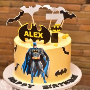 Batman Themed Birthday Cake
